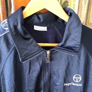 Sergio Tacchini Men's Dark Blue jacket made in Italy